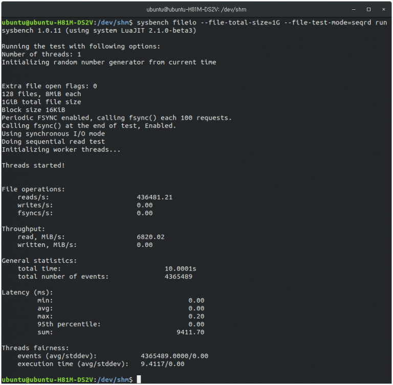 리눅스 성능 측정 sysbench 사용법 – ThingSo